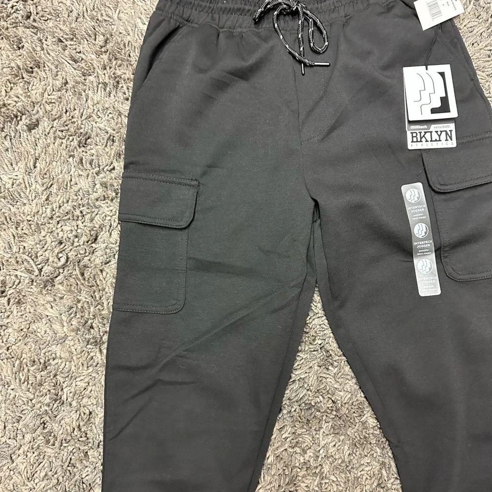 New Brooklyn Cloth Comfort Stretch Fleece Sweatpants Cargo Pocket Men’s <<238>>